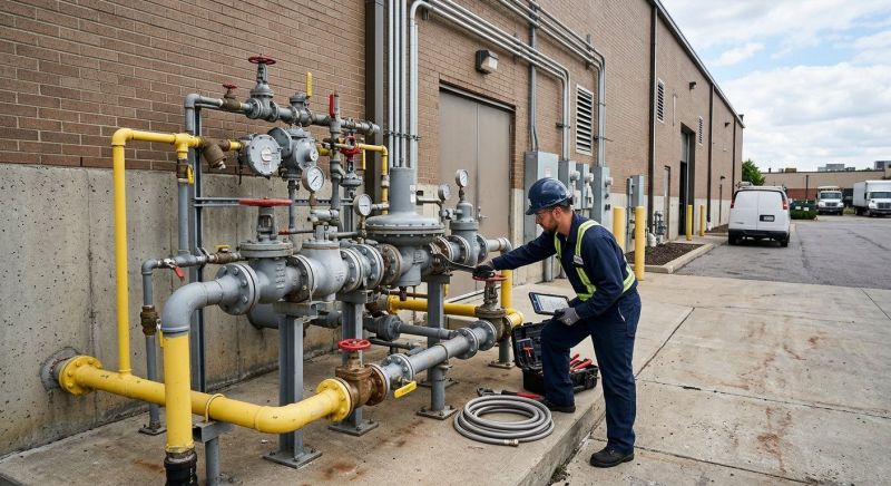 Commercial Gas Line Repair in Fredericksburg, VA