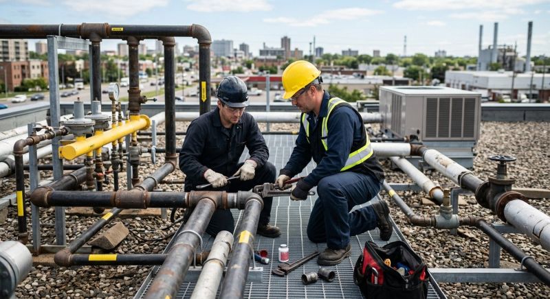 Commercial Gas Line Repair in Denver County, CO